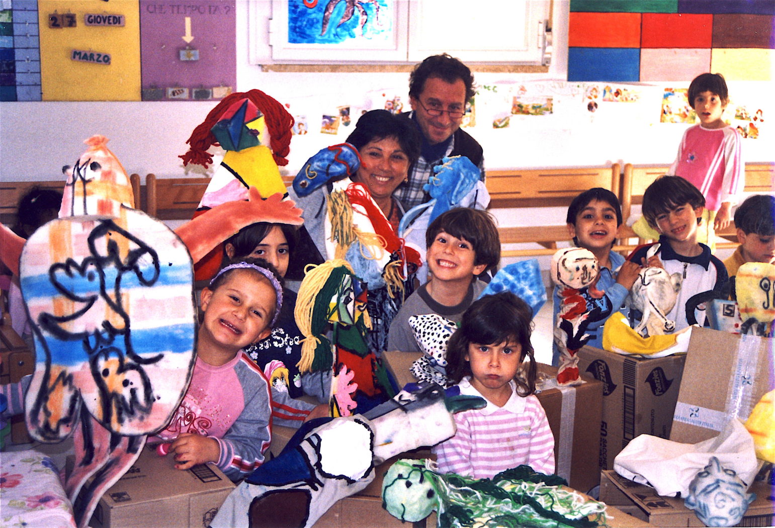 Laboratorio "Modern Art" nella scuola dell'infanzia di Quercianella (LI) - 2005
