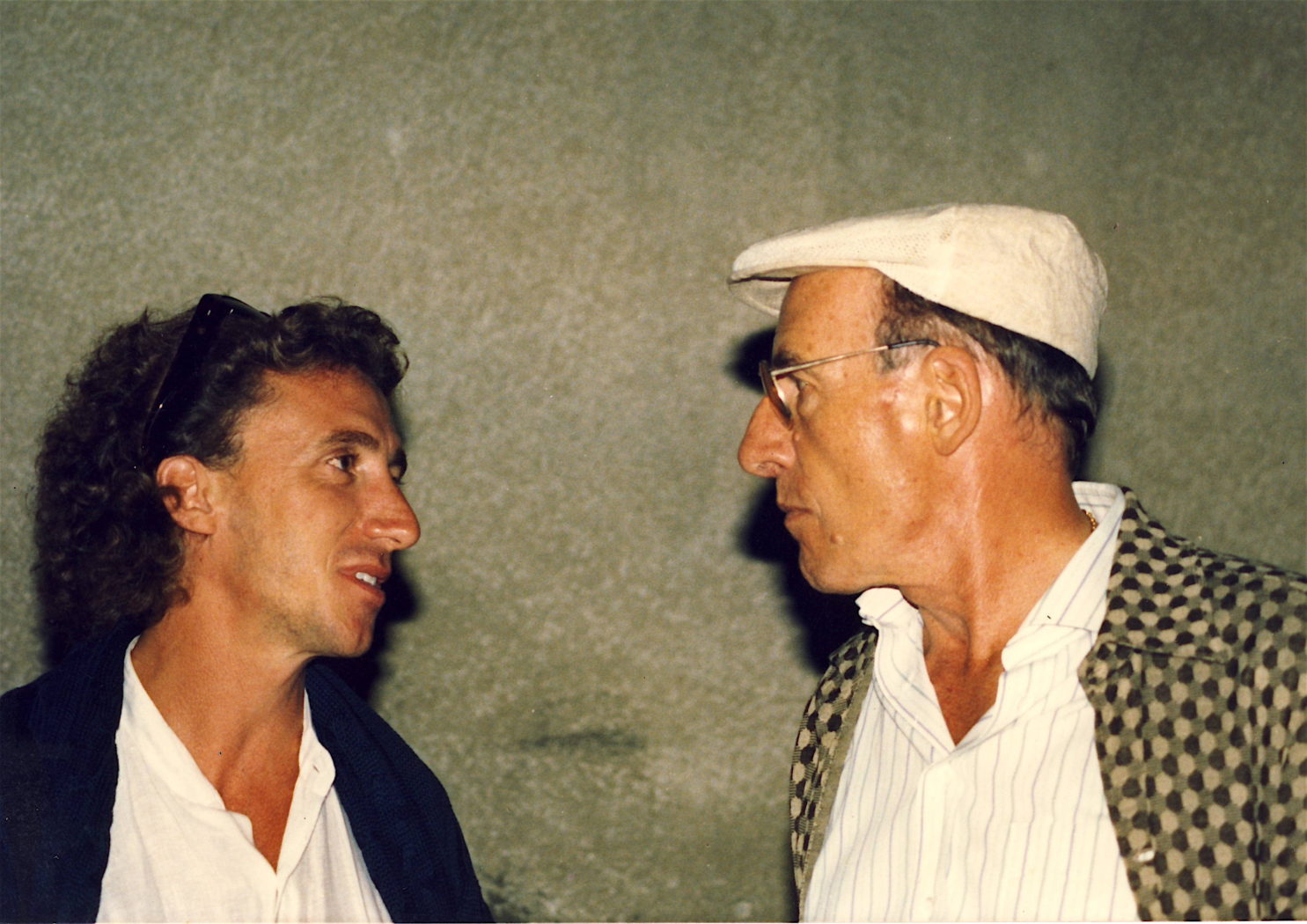 Stefano Cavallini e Gil Cuppini in giuria a Barga Jazz del 1989