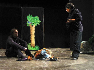 Allestimento prove Flauto Magico al Politeama di Cascina PI